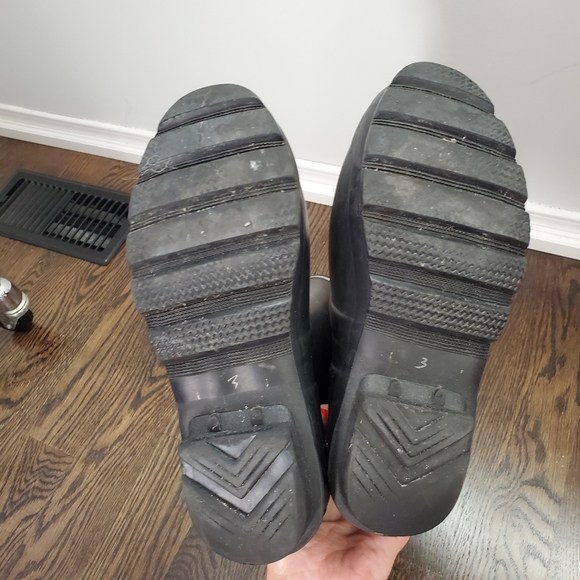 Hunter Black Tall Rain Boots Women's Size 5 - Picture 5 of 5